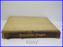 Rare Find Vintage Antique Deutsche Sagen Hardcover Berlia German #I