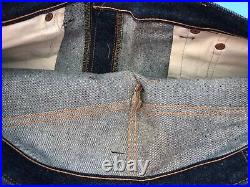 Rare Levis Big E 1960 550zxx 36 Denim Shorts Selvedge Red Line With Tags Unused