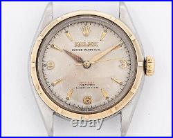 Rare Rolex 6085 Big Bubbleback with RED Officially Writing on Dial