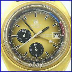 Rare TISSOT Navigator Chronograph Yachting Lemania 1341 Mens Wrist Watch 1974