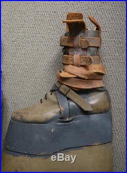 Rare VTG 1980s Bespoke Anello & David Goth Platform Boots Shakespeare Westwood