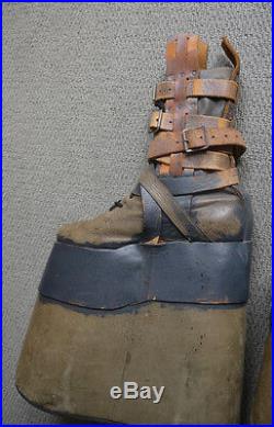 Rare VTG 1980s Bespoke Anello & David Goth Platform Boots Shakespeare Westwood