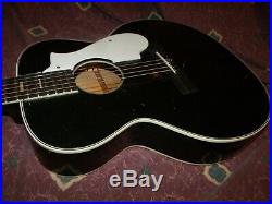 Rare Vintage 1959 Harmony H1250 Jamboree 16 acoustic guitar new frets VG+