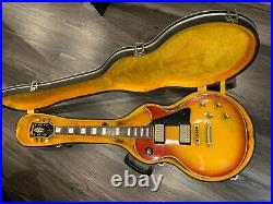 Rare Vintage 1975 Ibanez Custom Les Paul Electric Guitar with Case