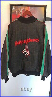 Rare Vintage 1988 Freddy's Nightmares TV Show Cast & Crew Promo Jacket 80's