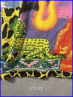 Rare Vintage 1995 Double-Sided Carlos Santana Heaven Smiles T Shirt XL Michael