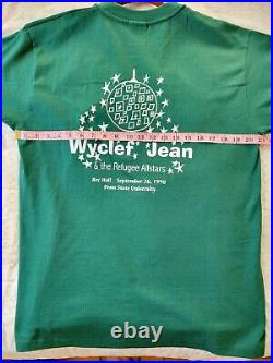 Rare Vintage 1998 Fugees Wyclef Jean Penn State Hip Hop Concert Shirt Mens Large