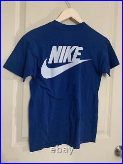 Rare Vintage 70-80s Nike Vandergrift Pennsylvania Sports Shirt Blazer On Sleeve