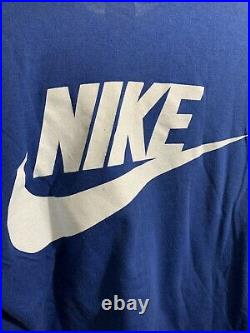 Rare Vintage 70-80s Nike Vandergrift Pennsylvania Sports Shirt Blazer On Sleeve