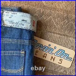 Rare Vintage 70s Levis Jeans Deadstock Movin' On Bootcut Women's 33