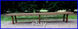 Rare Vintage 8 Ft Long Coffee Table Bench MID Century MCM Modern Surfboard