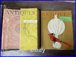 Rare Vintage ANTIQUES Magazines All 12 Issues of 1960 Bound in Hardcover Album