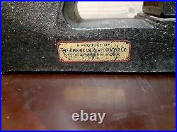 Rare Vintage American Perforator Co. Cast Iron Canceled Punch Perforator