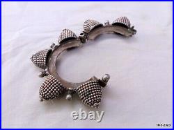 Rare Vintage Antique Silver Bangle Bracelet Ethnic Tribal Traditional Jewellery