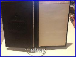 Rare Vintage Antique Unused Address Book Leather Bound