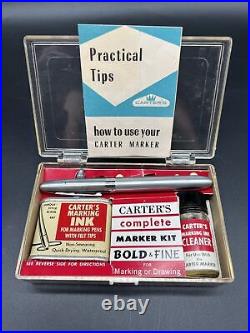 Rare Vintage Carter's Complete Marker Kit Collectable