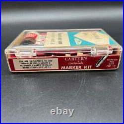 Rare Vintage Carter's Complete Marker Kit Collectable