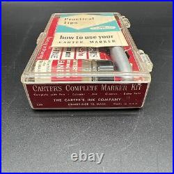 Rare Vintage Carter's Complete Marker Kit Collectable