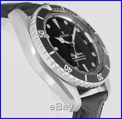 Rare Vintage EDOX Sky Diver Self Winding Date S/Steel Mens Wrist Watch