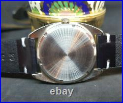 Rare Vintage Girard Perregaux High Frequency Black Dial Gyromatic Man's Watch
