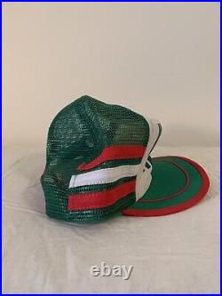 Rare Vintage Mountain Dew Trucker Hat With Three Stipes 1970s