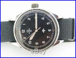 Rare Vintage Omega Military 1953 RAF- 6B 542 2777-1 SC Wrist Watch