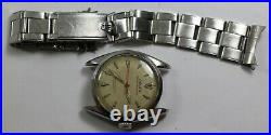 Rare Vintage ROLEX REF 6084 Honeycomb Waffle Dial with Band 1950s
