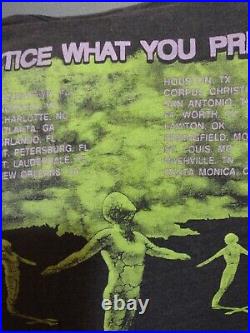 Rare Vintage Testament Tour Shirt 1989 Practice What You Preach