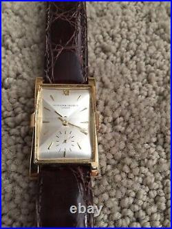 Rare Vintage Vacheron Constantin Flared Case 18K Yellow Gold Watch Ref. 4591
