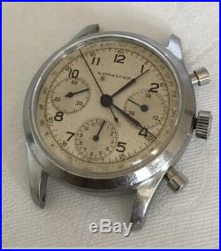 Rare Vintage Wittnauer Chronograph 1940s Oversized (38mm) Val 71 Movement
