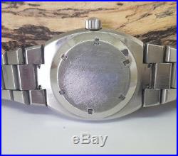 Rare Vintage Zenith Defy Automatic Grey Dial Date Man's Watch