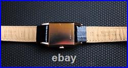 Rare Vintage zenith 18Ct Solid Gold Square Tank Case Wrist Watch From 1947/48