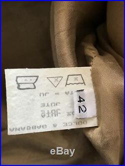 Rare Vtg Dolce & Gabbana SS1992 Jewel Jute Straw Potato Sack Mini Dress IT42 S/M