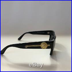 Rare Vtg Gianni Versace Black Sunglasses Mod 372