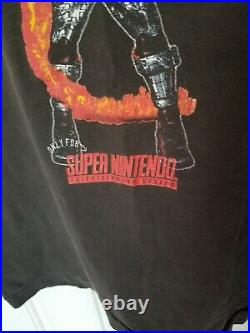 Rare Vtg Nintendo Killer Instinct SNES Video Game Promo T-Shirt Fruit Of Loom XL