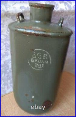 Rare antique vintage Austro-Hungary WW1 military Flask BGB Brunn 1917