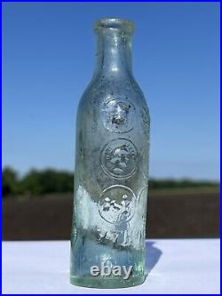 Rare antique vintage bottle UTKIN BOGATYREV MOSCOW