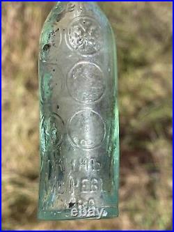 Rare antique vintage bottle UTKIN BOGATYREV MOSCOW