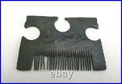 Rare museum quality Viking small bronze comb 8th 10th Century, great condition
