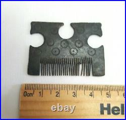 Rare museum quality Viking small bronze comb 8th 10th Century, great condition