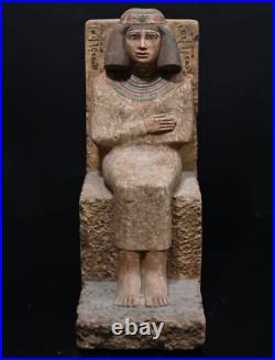 Rare statue Ancient Egyptian Antiquities Egyptian princess Nofret Egyptian BC