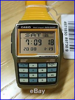 Rare vintage casio DATABANK DBC-32 DBC-32C calculator watch NOS HTF NEW
