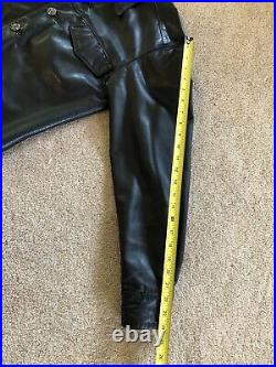 Rockstar! Rare Vintage BWL Bill Wall Leather Malibu Dragon Sz38 wo/man