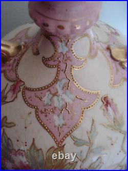 Royal Bonn Vintage Rare Gold Gilded Handled Vase Urn Antique