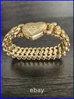 Rrr Rare Antique Vintage American Queen Pitman & Keeler Sweetheart Bracelet