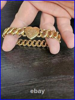 Rrr Rare Antique Vintage American Queen Pitman & Keeler Sweetheart Bracelet