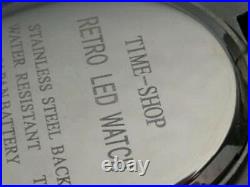 SILVER X-MEN APOCALYPSE 70s Old Vintage Style LED DIGITAL Rare Retro Mens Watch