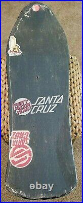Santa Cruz Jason Jessee Neptune Skateboard Deck Vintage NOS Black Dipped Rare