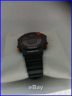 Seiko Vintage Extremely Rare S240-400C Pulsemeter Unisex 1980-1989 Digital Watch