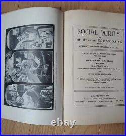 Social Purity (Or The Life Of The Home And Nation) Original Print Rare 1908